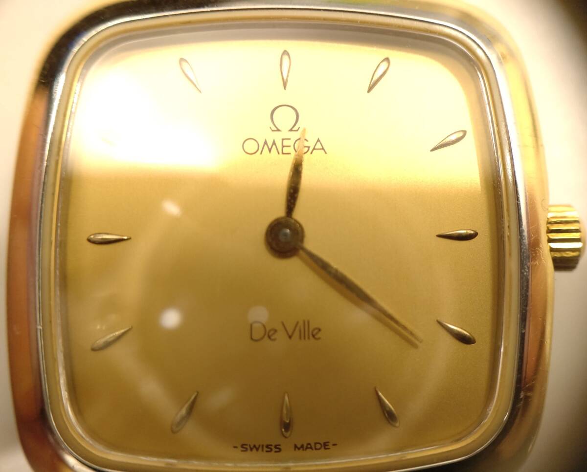 1円～ 現状 稼働品 OMEGA オメガ De Ville デ ヴィル レディース