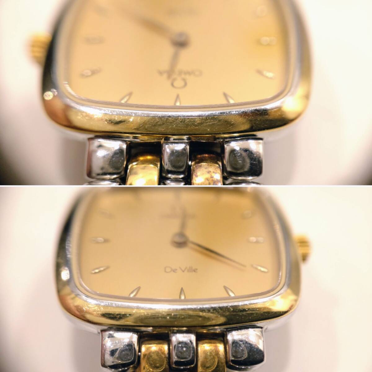 1円～ 現状 稼働品 OMEGA オメガ De Ville デ ヴィル レディース