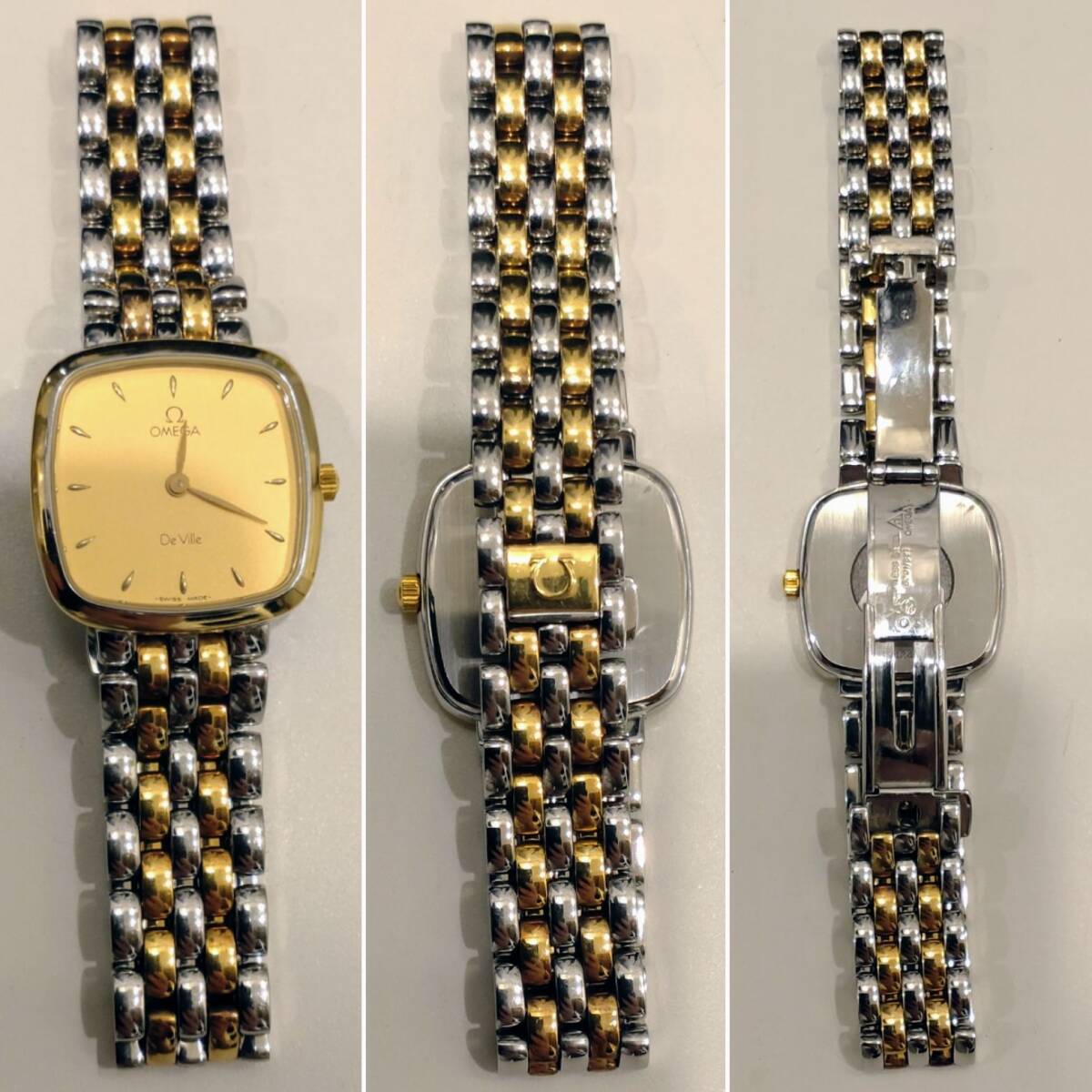 1円～ 現状 稼働品 OMEGA オメガ De Ville デ ヴィル レディース