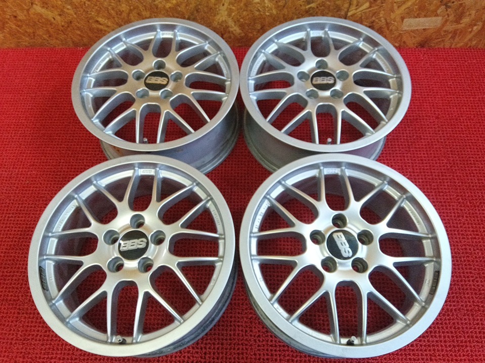 k*y様 【BBS Germany RX243 4本セット】 BBS RX243 17×7.5J +45 PCD114.3/5穴 4本セット 中古 売切!!(社外品
