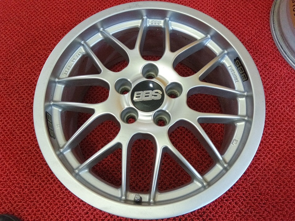 k*y様 【BBS Germany RX243 4本セット】 BBS RX243 17×7.5J +45 PCD114.3/5穴 4本セット 中古 売切!!(社外品