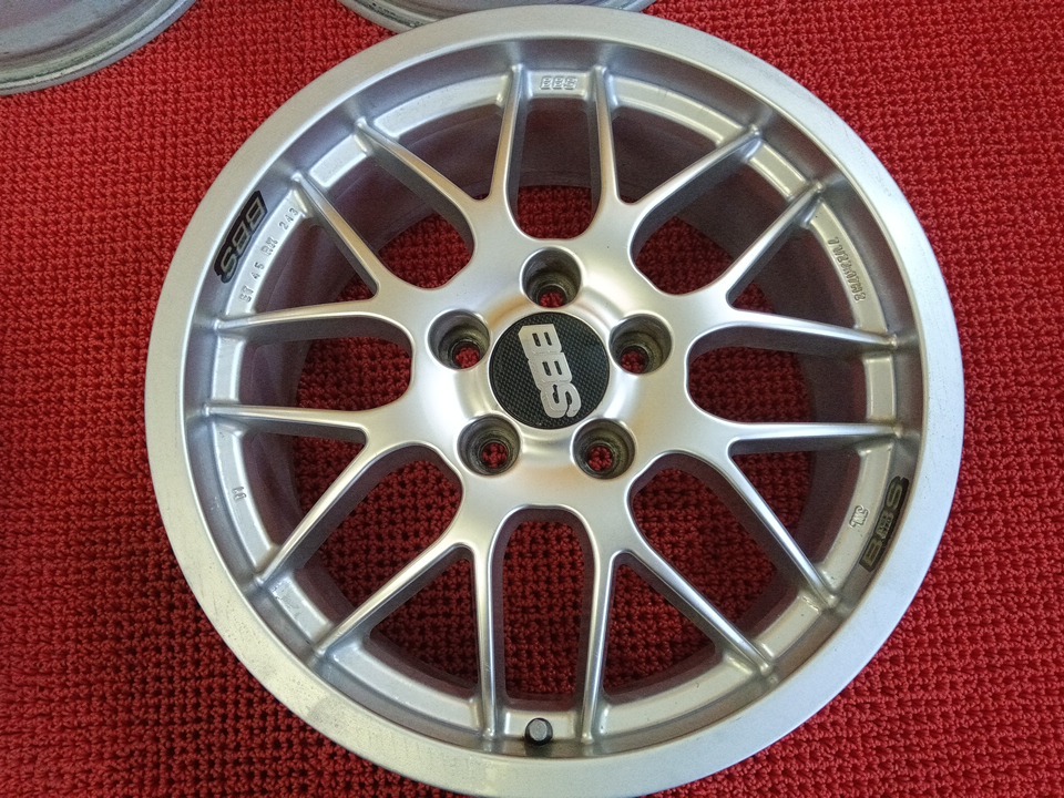 k*y様 【BBS Germany RX243 4本セット】 BBS RX243 17×7.5J +45 PCD114.3/5穴 4本セット 中古 売切!!(社外品