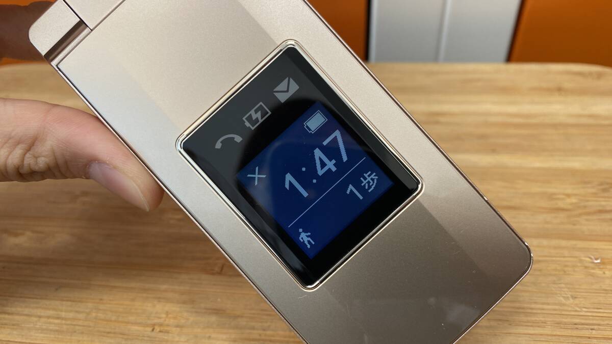 SoftBank かんたん携帯11 A207SH ゴールド 判定○ 充電器2個セット