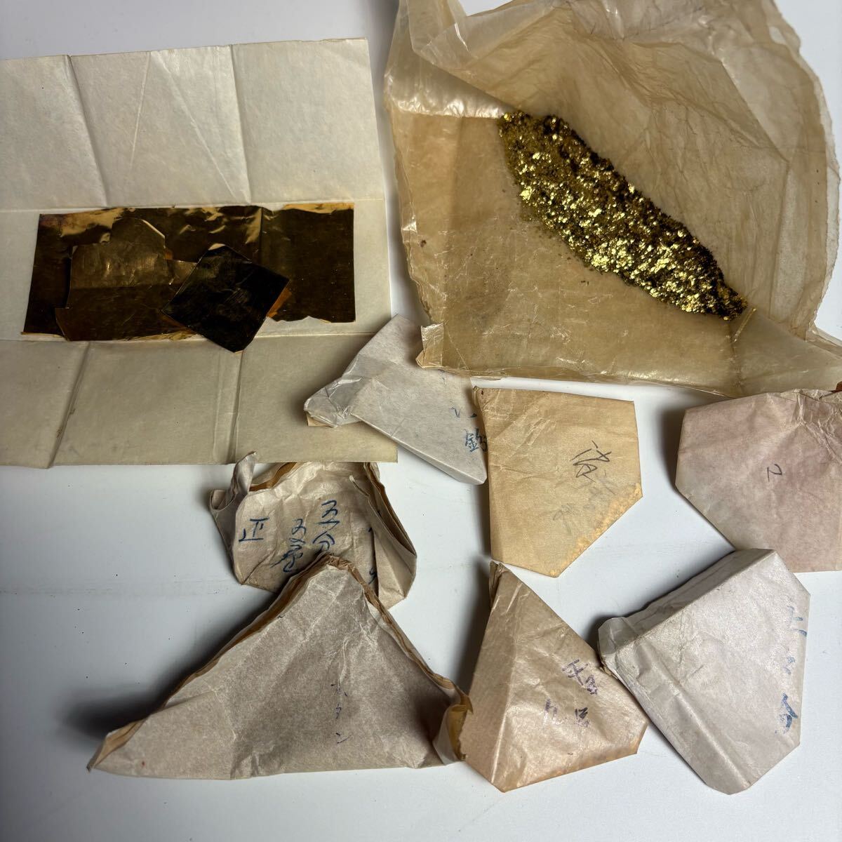 金粉 金板 金箔 金製品 まとめて 20g 程 彫金 蒔絵 屏風 金歯 純金(金