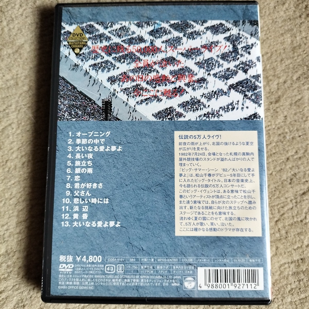 松山千春DVDコレクションVol.1 「STAGE」中古 _3
