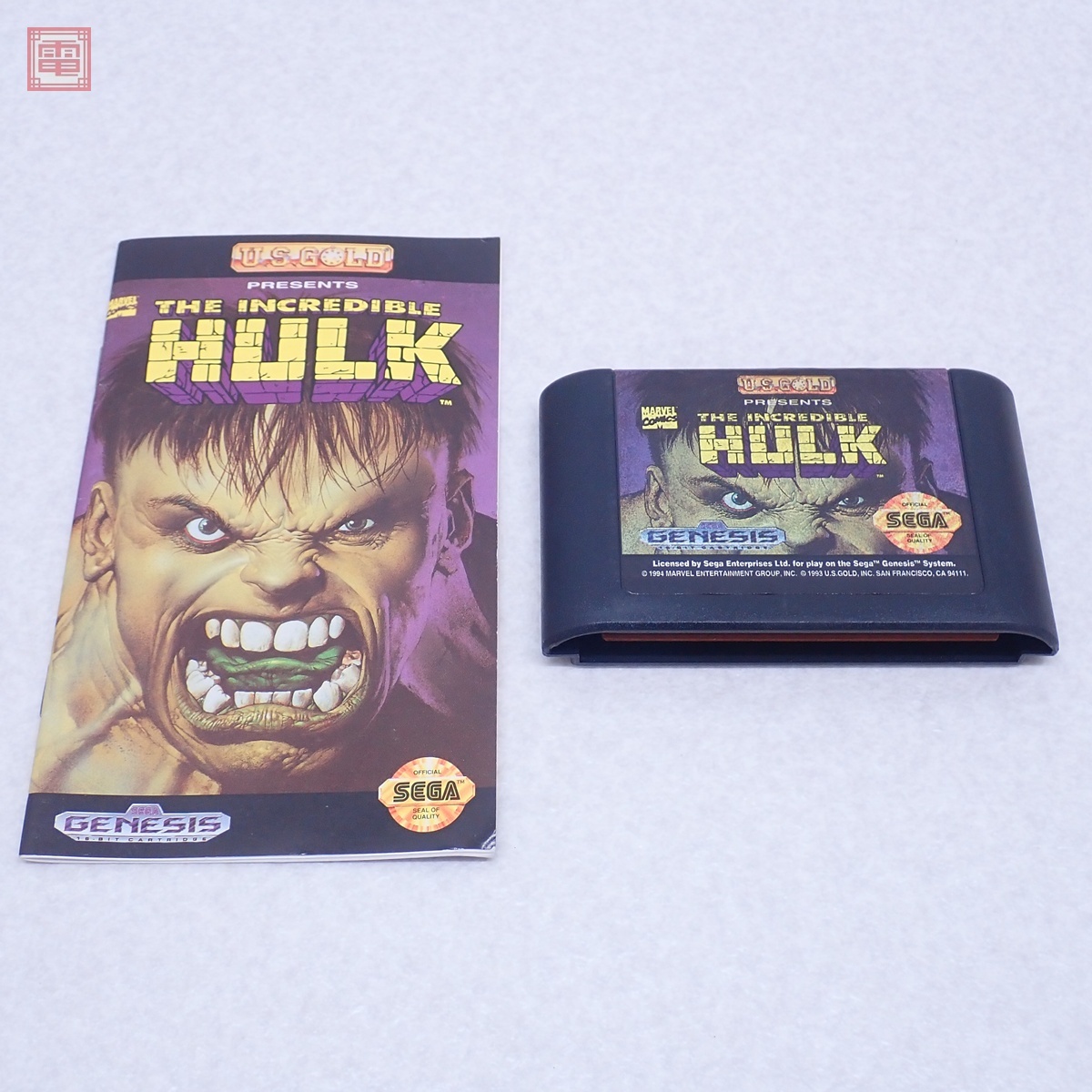 ソフト/取説のみ 品 MD メガドライブ GENESIS 海外版 インクレディブル ハルク THE INCREDIBLE HULK SEGA ...