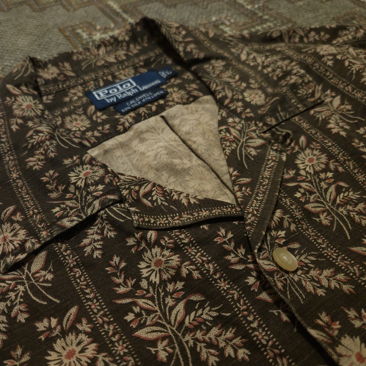 ポロラルフローレン CALDWELL ハワイアン アロハ リネン コールドウェル Polo by Ralph Lauren caldwell ラルフローレン