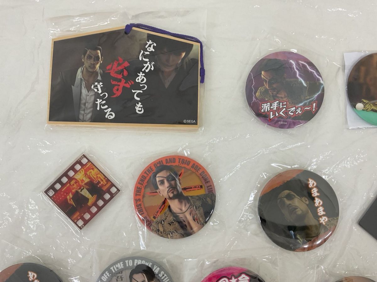 龍が如く くじ 缶バッジ 絵馬 マグネット 06【現状】 龍が如く グッズ 真島ヒストリー缶バッジ メモリアル