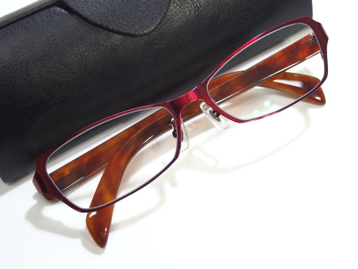 【値引交渉歓迎】【新品同様★今風】最高級国産肉厚本べっ甲★チタン上トロ甲眼鏡★ベッコート済2195】_1