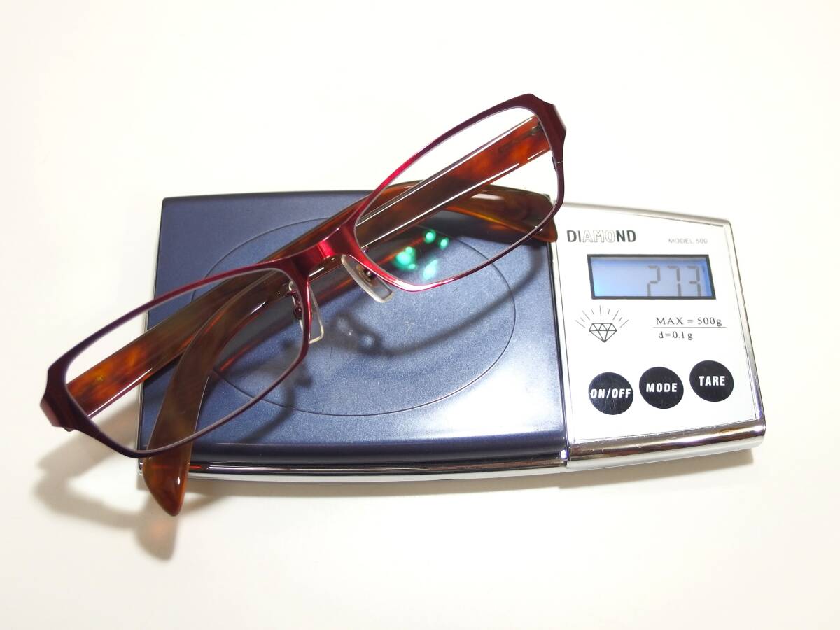【値引交渉歓迎】【新品同様★今風】最高級国産肉厚本べっ甲★チタン上トロ甲眼鏡★ベッコート済2195】_10