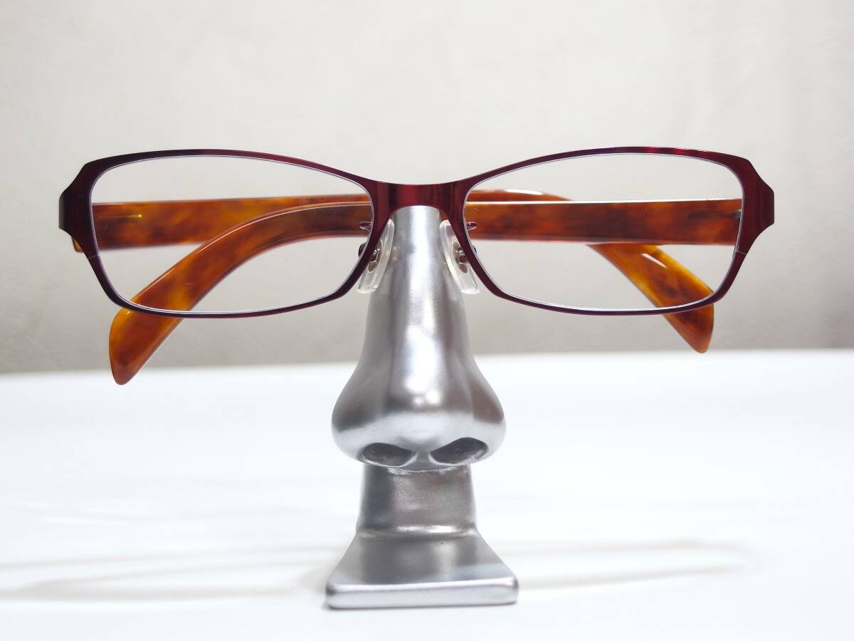 【値引交渉歓迎】【新品同様★今風】最高級国産肉厚本べっ甲★チタン上トロ甲眼鏡★ベッコート済2195】_3