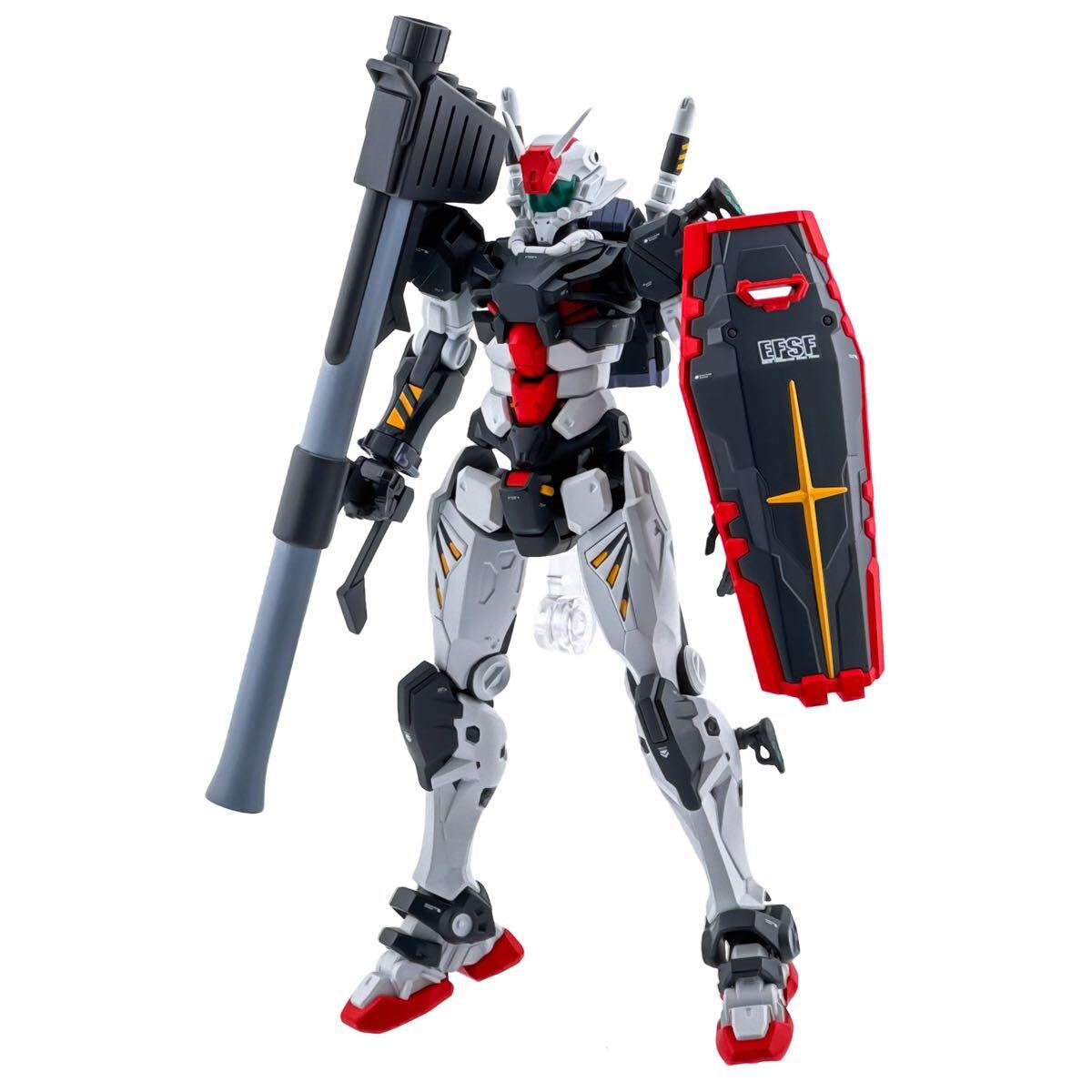 HG 1/144 01ガンダム 塗装済 完成品 ガンプラ ジークアクス 赤いガンダム_4