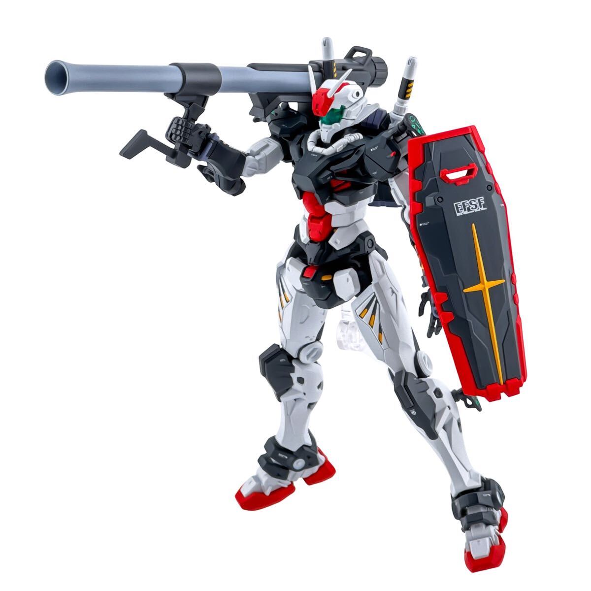 HG 1/144 01ガンダム 塗装済 完成品 ガンプラ ジークアクス 赤いガンダム_5