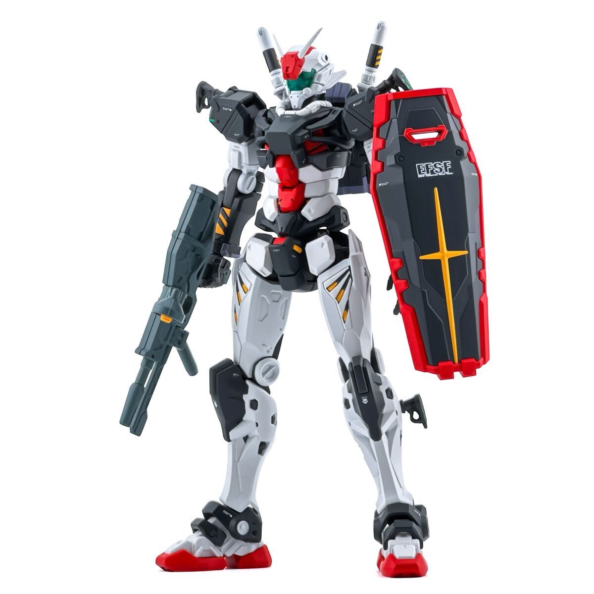 HG 1/144 01ガンダム 塗装済 完成品 ガンプラ ジークアクス 赤いガンダム_6