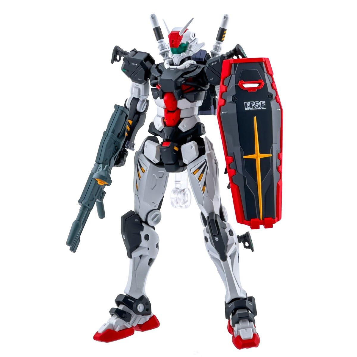 HG 1/144 01ガンダム 塗装済 完成品 ガンプラ ジークアクス 赤いガンダム_8