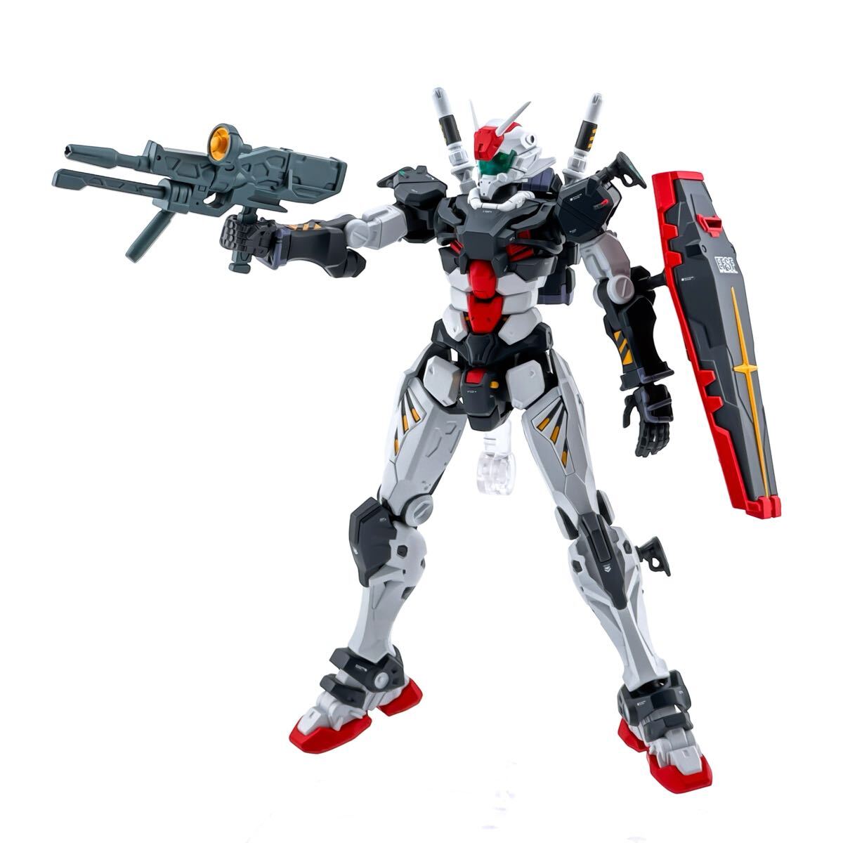 HG 1/144 01ガンダム 塗装済 完成品 ガンプラ ジークアクス 赤いガンダム_9