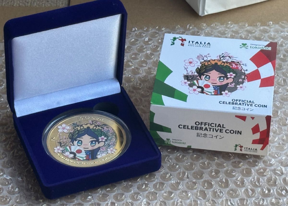 大阪・関西万博 イタリア館 イタリアちゃん 記念コイン メダル 大阪
