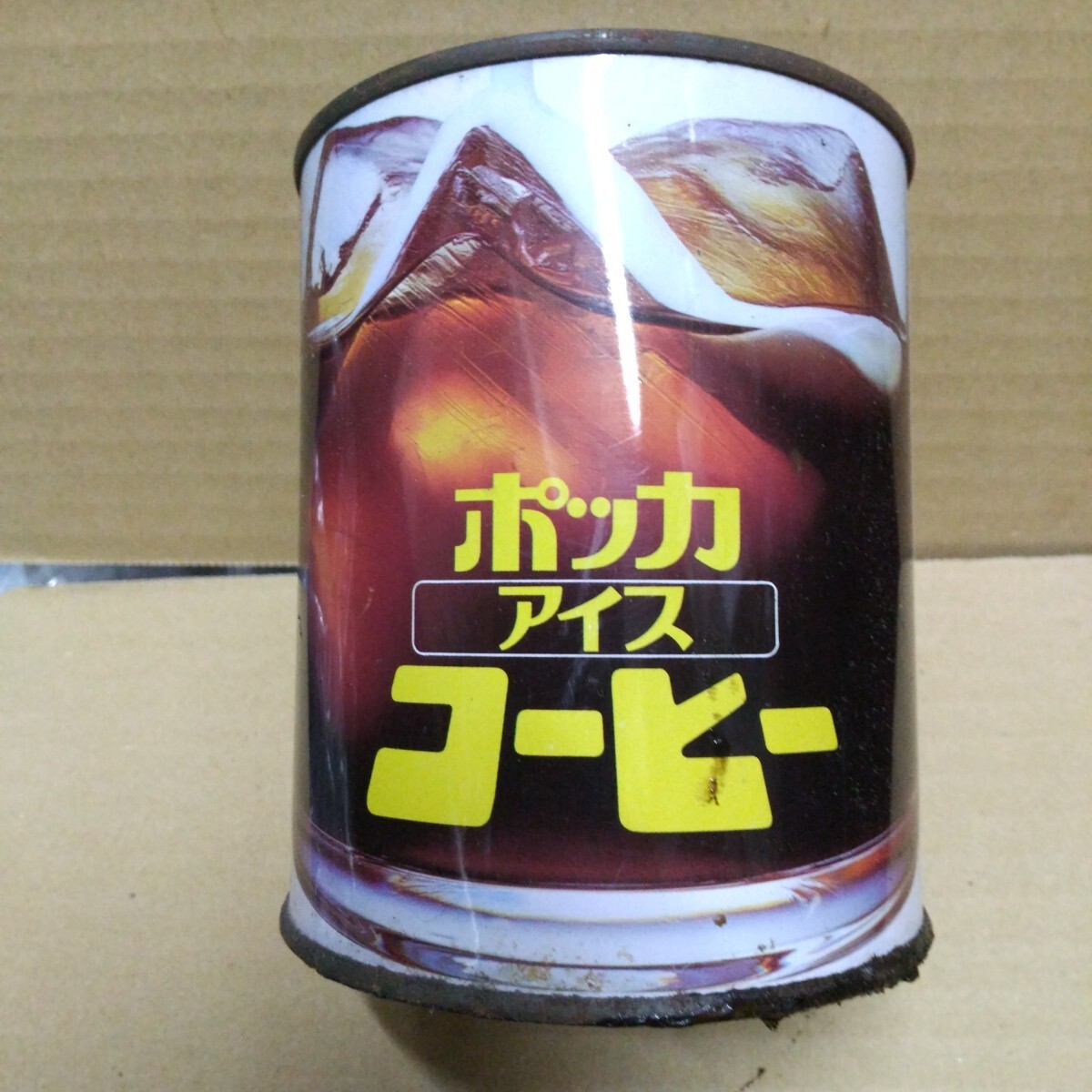昭和 レトロ ポッカアイスコーヒー 空き缶 当時物。(ドリンク)｜売買