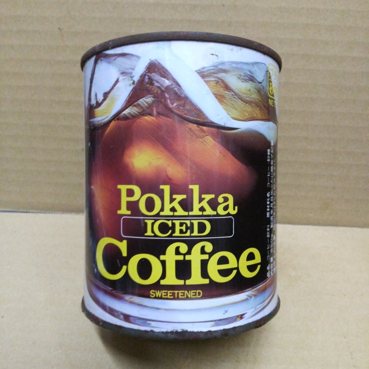 昭和 レトロ ポッカアイスコーヒー 空き缶 当時物。(ドリンク)｜売買