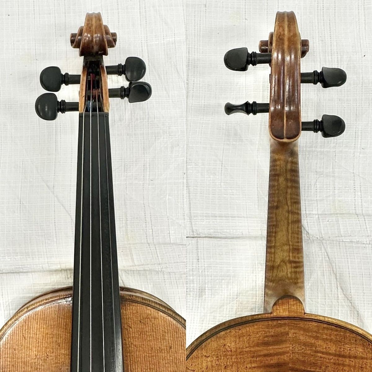 TOY033 Antonius Stradivarius アントニオ ストラディバリウス バイオリン 弦楽器 1713 全長(約)59cm 弓/ケース付き IJ_4