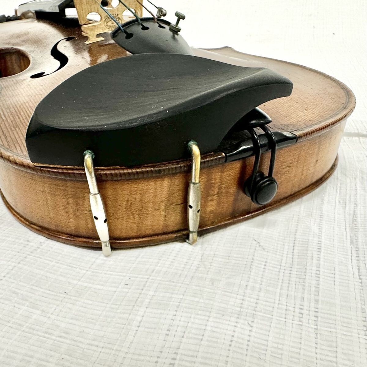 TOY033 Antonius Stradivarius アントニオ ストラディバリウス バイオリン 弦楽器 1713 全長(約)59cm 弓/ケース付き IJ_9