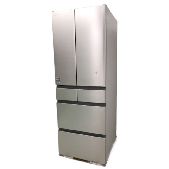 D7385YO ■0801【未使用・B品】冷凍冷蔵庫 540L フレンチドア 6ドア 日立 R-HWC54T(N) 25年製 スマートフォン連携家電_1