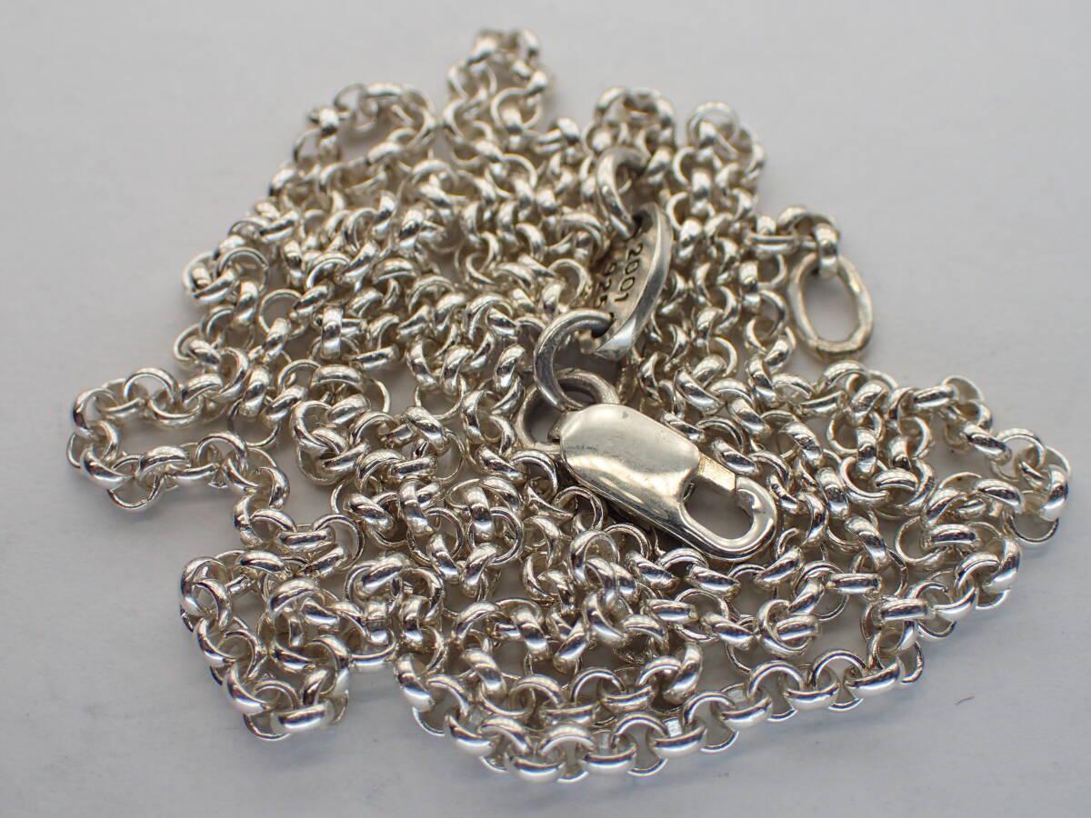 正規品CHROME HEARTS ★ロールチェーンネックレス18インチ46cm★_10