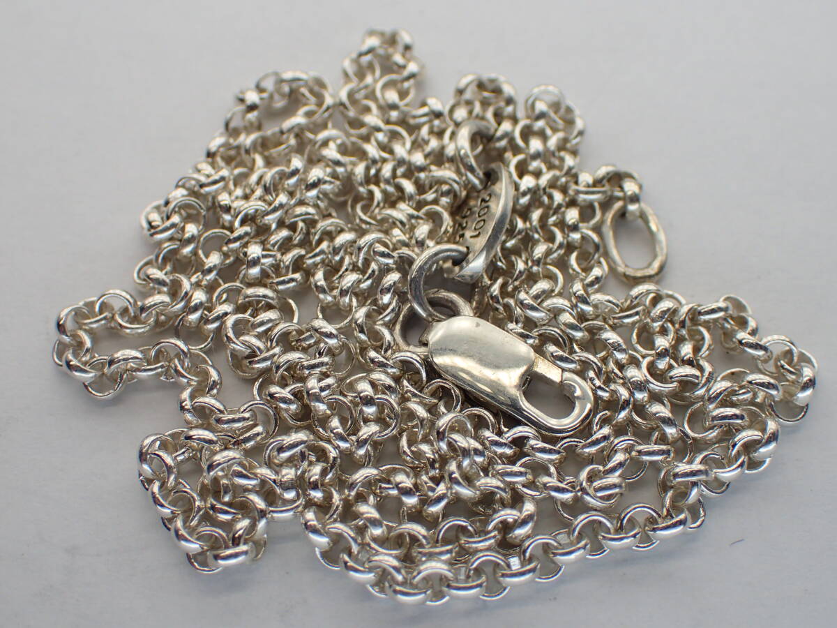 正規品CHROME HEARTS ★ロールチェーンネックレス18インチ46cm★_3
