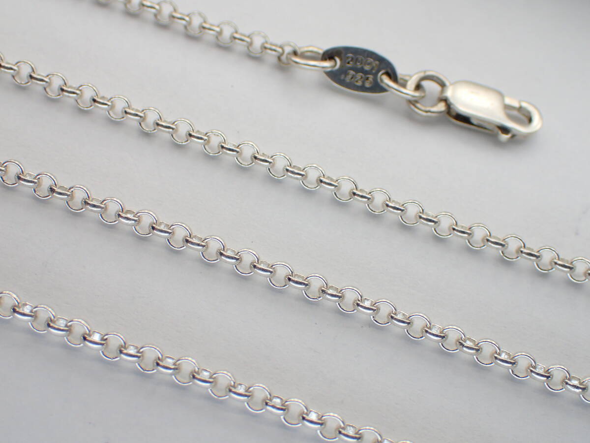 正規品CHROME HEARTS ★ロールチェーンネックレス18インチ46cm★_6