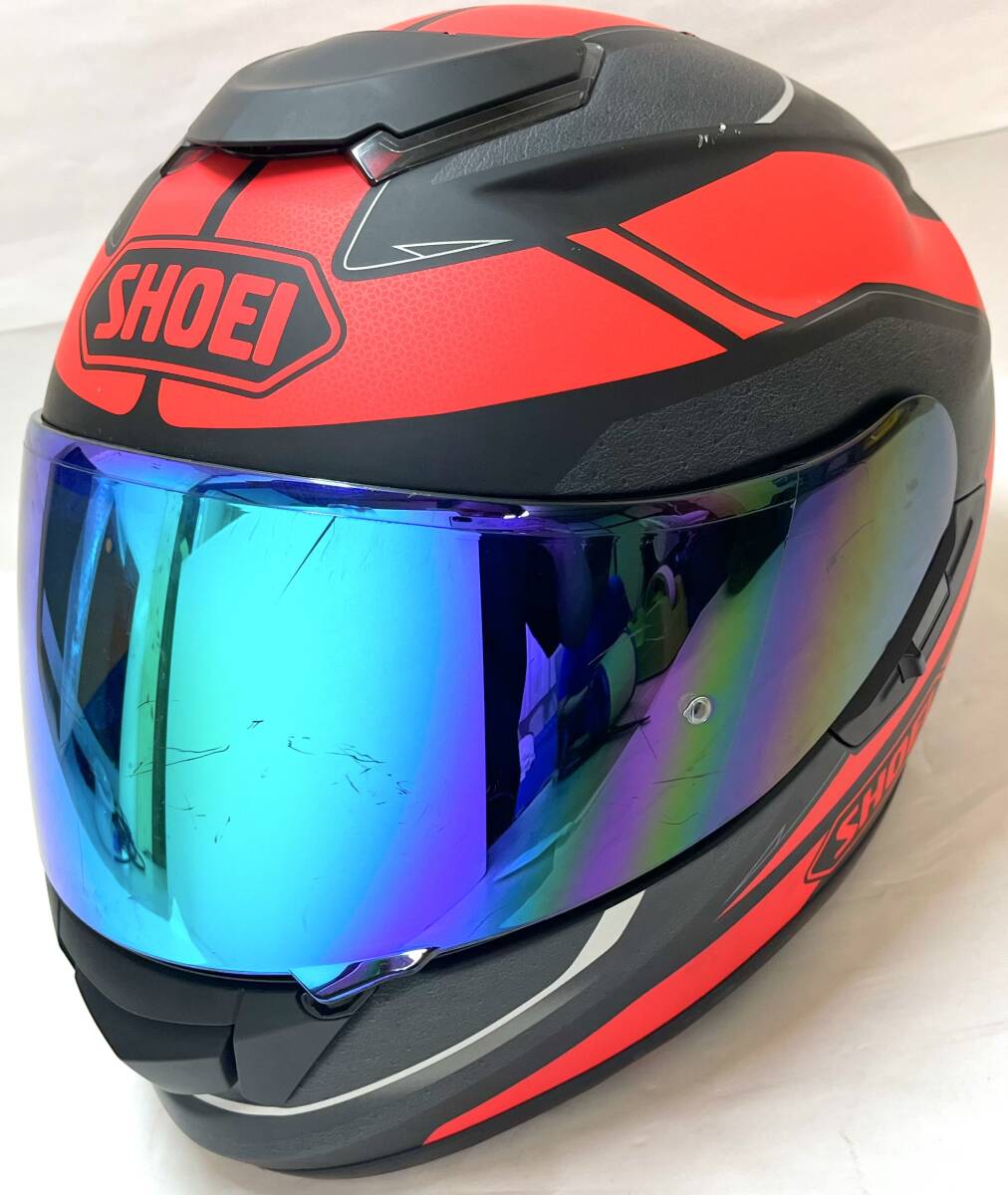 SHOEI GT-Air SWAYER ショウエイ ジーティーエアー Lサイズ フルフェイスヘルメット インナーバイザー TC-1 (RED/BLACK) マットカラー_1