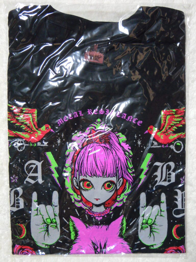 【希少】 BABYMETAL Ｔシャツ ベビーメタル 「WATCH FOX」 TEE Ｍサイズ 未開封品_1