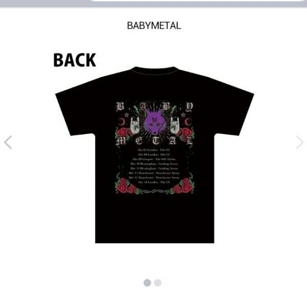 【希少】 BABYMETAL Ｔシャツ ベビーメタル 「WATCH FOX」 TEE Ｍサイズ 未開封品_5