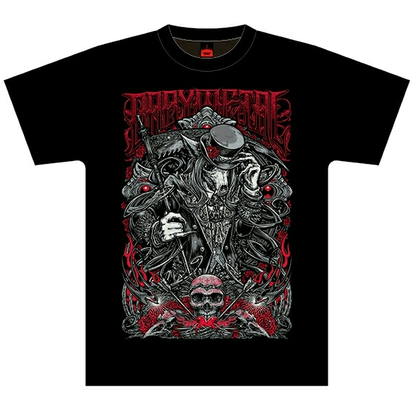 【Guns N’Roses JAPAN TOUR 2017】 BABYMETAL Ｔシャツ ベビーメタル 「SILK TOP HAT FOX」 TEE Ｍサイズ 未開封品_4