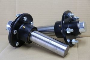 CVP 5穴ハブ＆スピンドルセット　PCD114.3　1台分セット　耐久荷重1500ｋｇ　 (2023新製