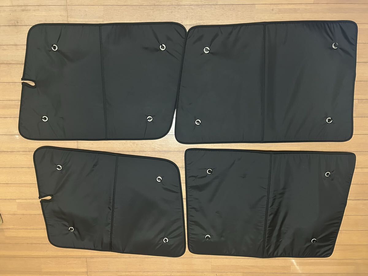 再販ランクル70 GRJ76 趣味職人 プライバシーサンシェード フルセット 車中泊 目隠し 日除け 中古_2