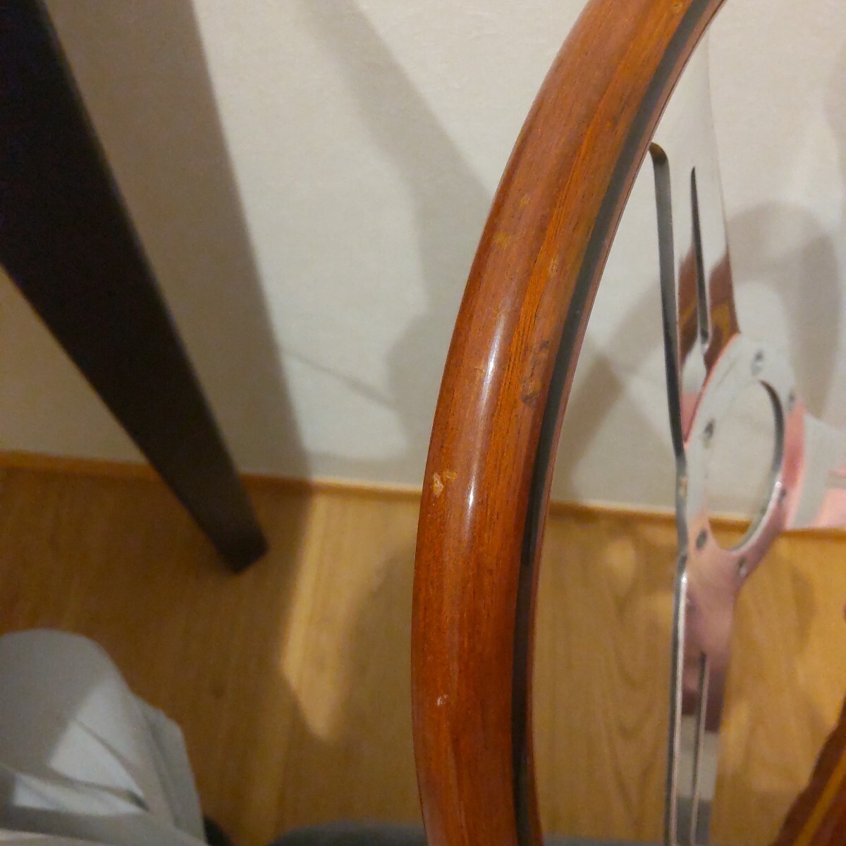 ナルディ クラシック ウッドステアリング 当時物36.5Φ _10