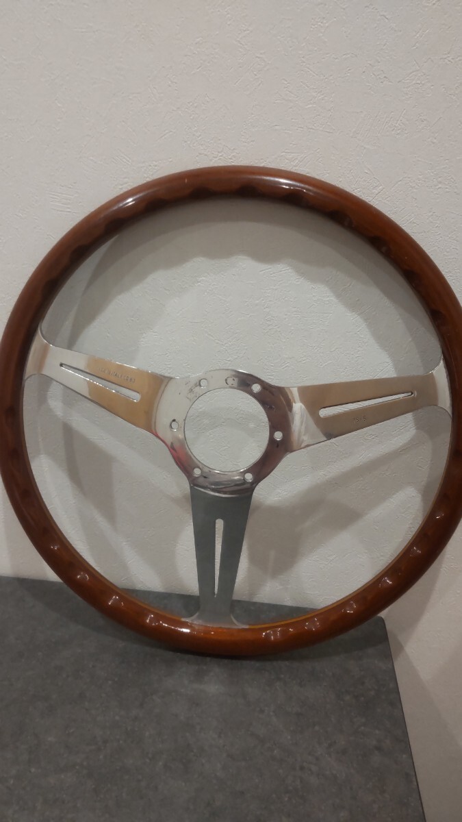 ナルディ クラシック ウッドステアリング 当時物36.5Φ _2