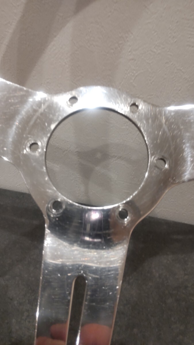 ナルディ クラシック ウッドステアリング 当時物36.5Φ _6