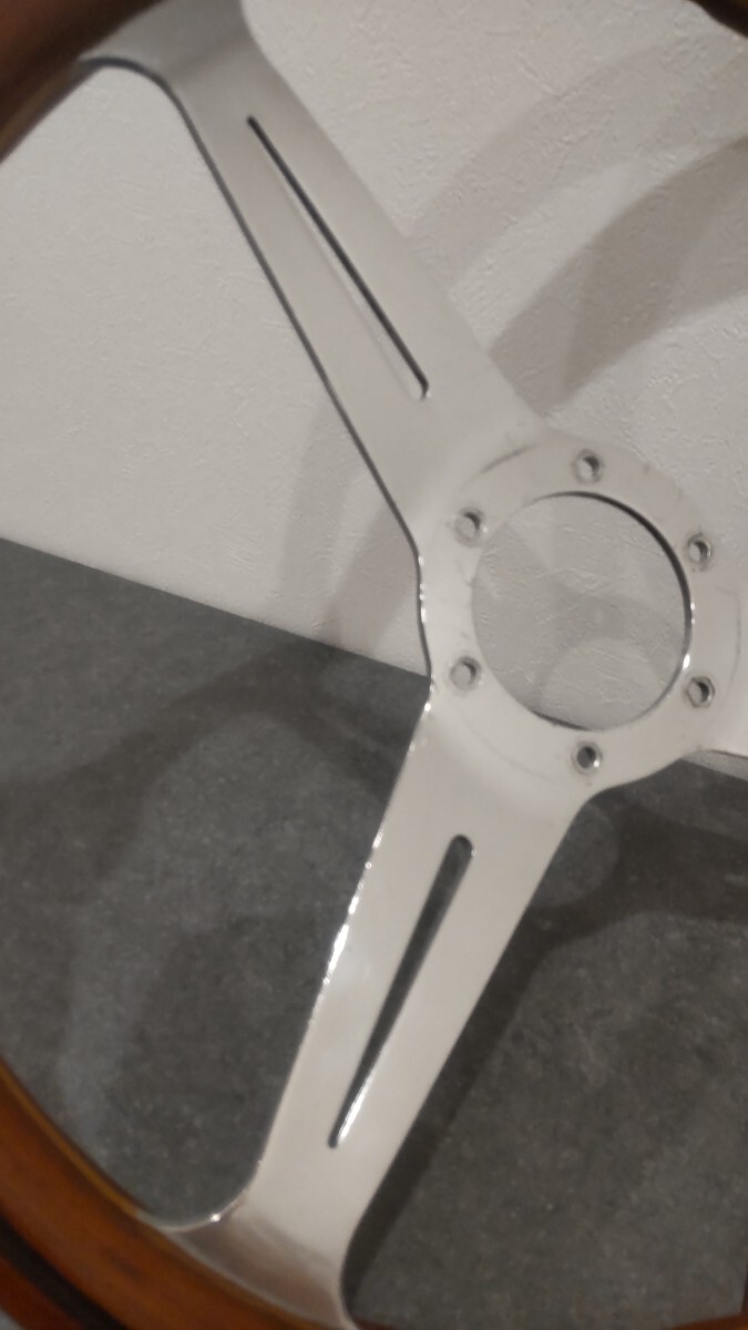 ナルディ クラシック ウッドステアリング 当時物36.5Φ _8