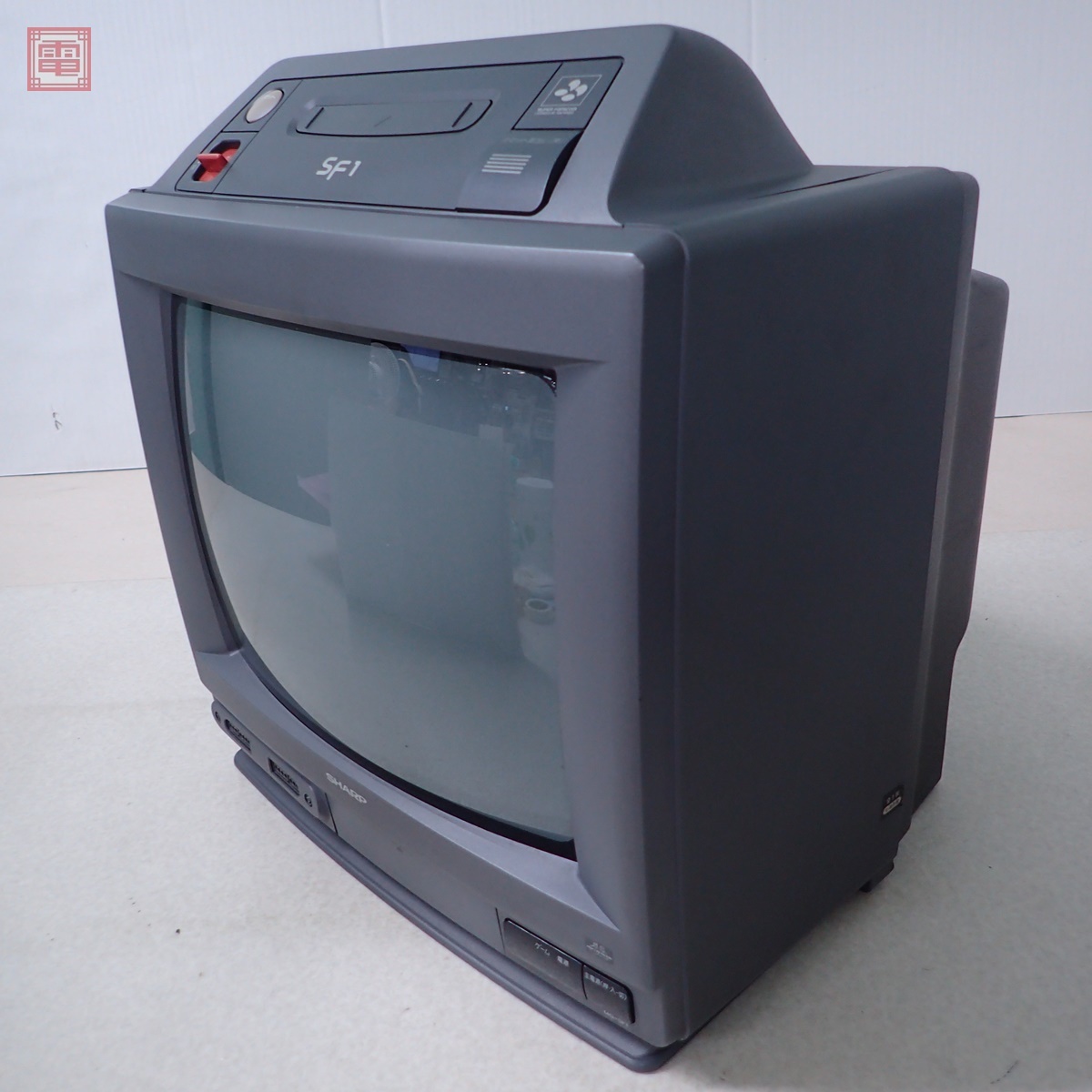 動作品 SHARP 14型 スーパーファミコン内蔵テレビ 14G-SF1 スーファミ