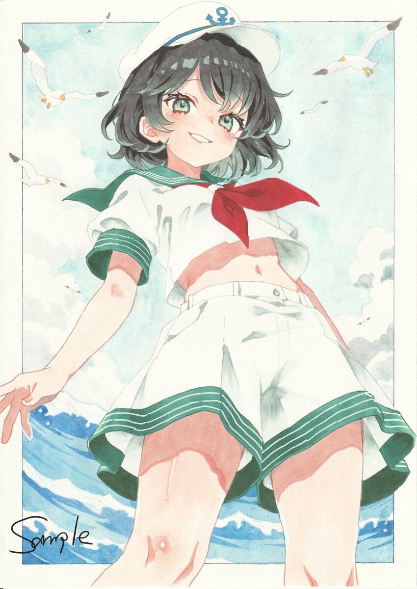 手描きイラスト◇村紗水蜜◇東方project◇B5_2