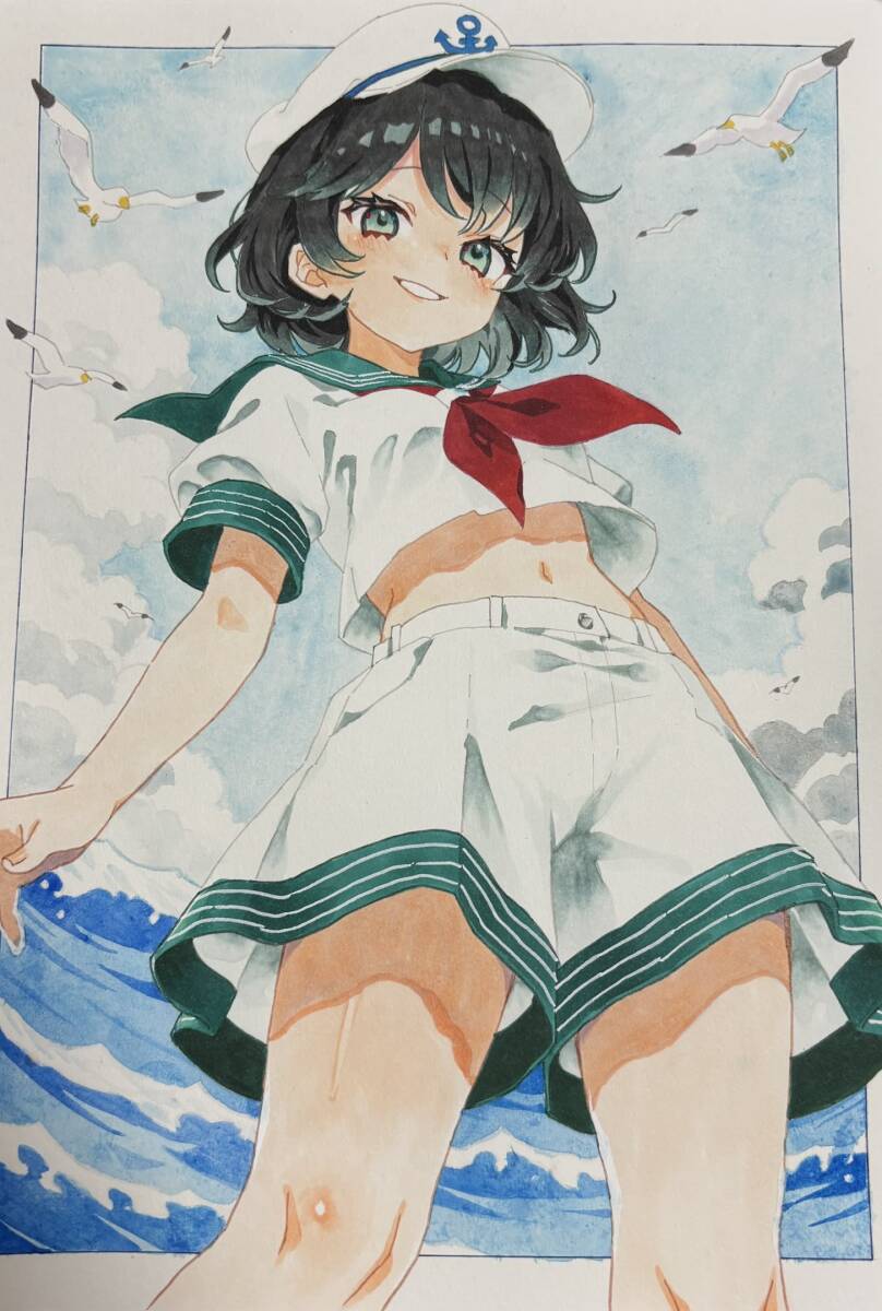 手描きイラスト◇村紗水蜜◇東方project◇B5_3