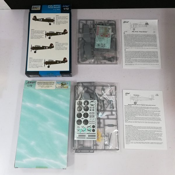 mF844c [未組立] Azur アズール 1/72 スペイン ヒスパノニューポール NiD-52 デヴォアティーヌ 371/372 他 | プラモデル H_4