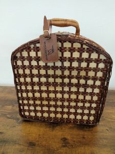 WONDER WORKER ワンダー・ワーカー　アウトドア　ピクニック用品 ハンドメイド籐編み収納