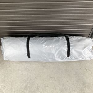 Rocacoco ワンタッチテント フルクローズ グレー 4人用 3人用 小型 遮光 おしゃれ　 アウ