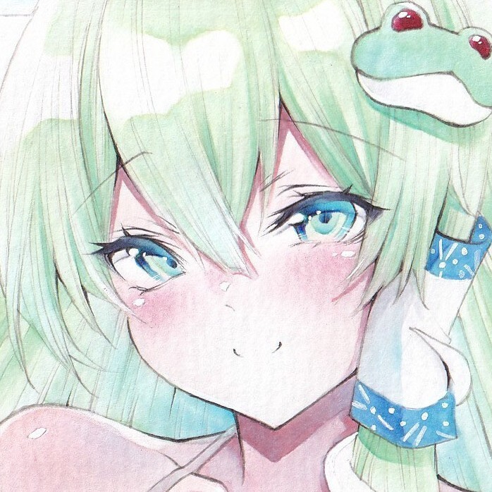 手描きイラスト 同人 手描き イラスト 東方Project レティ ホワイト