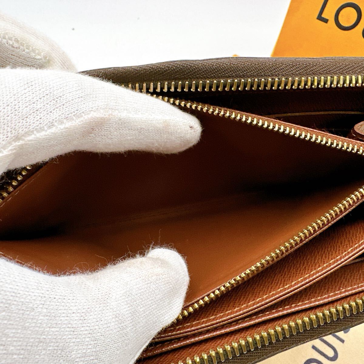 5646 極 LOUIS VUITTON ルイヴィトン モノグラム ジッピーウォレット ラウンドファスナー 長財布 ウォレット M60017 ...