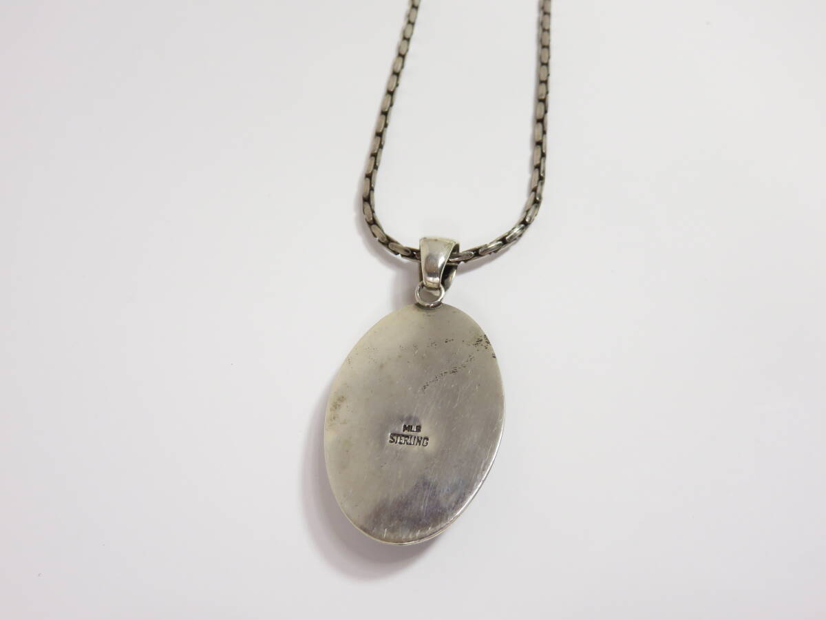ナバホ族 MLB STERLING 刻印あり ネックレス INDIANJEWELRY 