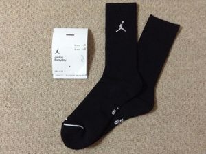 ★新品★ナイキ ジョーダン エブリデイ クルーソックス 25㎝～27㎝ 黒 ブラック DRI-FIT