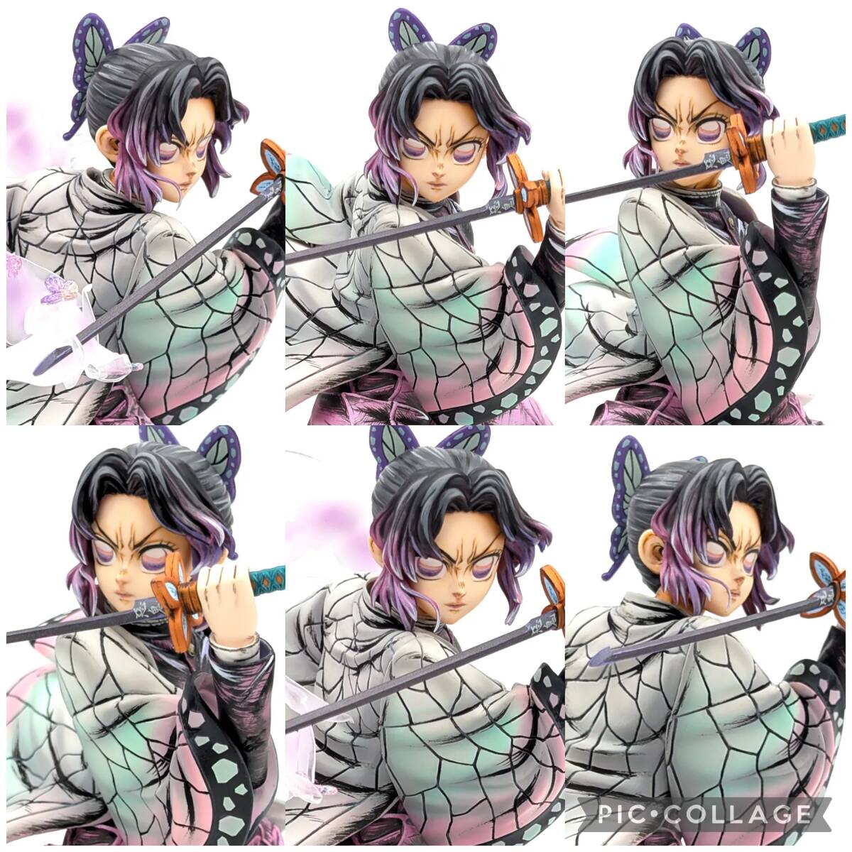 リペイント フィギュア 鬼滅の刃 胡蝶しのぶ 二次元 2D repaint 漫画